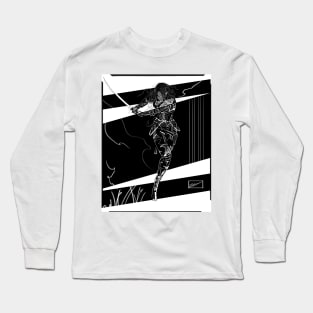 Sword Slash Attack Long Sleeve T-Shirt